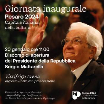 Inaugurazione Pesaro 2024 - Sergio Mattarella