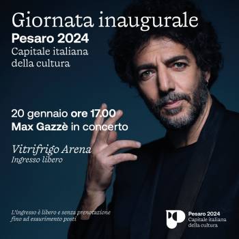 Inaugurazione Pesaro 2024 - Max Gazzè