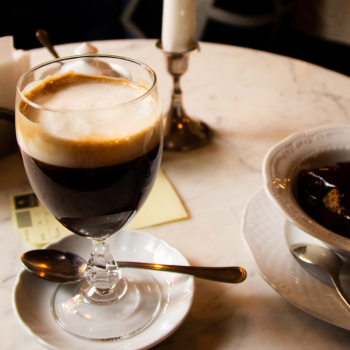Bicerin o cioccolata calda al Caffè Reale 