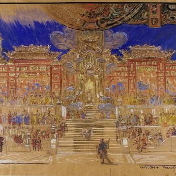 Bozza scenografia Turandot, Giacomo Puccini