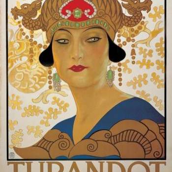 Poster Turandot 1926, Giacomo Puccini